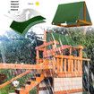 Swing Set Replacement Tarp Playground Roof Canopy Outdoor Replacement Sunshade Cover Backyard Playset Canopy Color Green