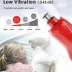 Dog Nail Grinder Quiet 45db 6Speed Pet Nail Trimmer 2 LED Lights Rechargeable Electric with Dust Cap