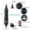 Tattoo Machine Kit Professional Wireless Tattoo Pen Kit Detachable RC Tattoo Power Supply,Tattoo Motor Unit Color Red