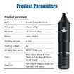 Tattoo Machine Kit Professional Wireless Tattoo Pen Kit Detachable RC Tattoo Power Supply,Tattoo Motor Unit Color Black