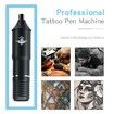 Tattoo Machine Kit Professional Wireless Tattoo Pen Kit Detachable RC Tattoo Power Supply,Tattoo Motor Unit Color Black