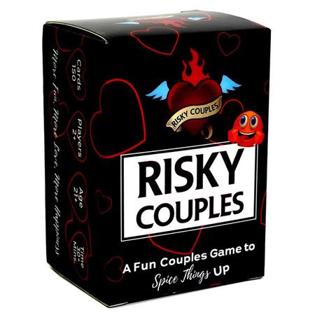 RISKY COUPLES Super Fun Couples Game for Date Night 150 Spicy Dares Questions For Couples Affectionate Conversation Cards