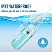 Electric Water Flosser Cordless for Teeth 3 Modes 4 Jet Tips Cleaning and Flossing Water Dental Portable Floss Irrigator Oral Water Flossed, Green