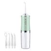 Electric Water Flosser Cordless for Teeth 3 Modes 4 Jet Tips Cleaning and Flossing Water Dental Portable Floss Irrigator Oral Water Flossed, Green