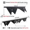 Stainless Steel Stove Counter Gap Cover 2 Pack,Stove Guard,Stove Gap Filler for Kitchen,Range Trim Kit Adjustable Length