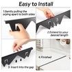 Stainless Steel Stove Counter Gap Cover 2 Pack,Stove Guard,Stove Gap Filler for Kitchen,Range Trim Kit Adjustable Length