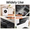 Stainless Steel Stove Counter Gap Cover 2 Pack,Stove Guard,Stove Gap Filler for Kitchen,Range Trim Kit Adjustable Length