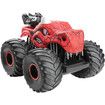 Remote Control Car, 2.4 GHz RC 4WD Monster Trucks for Boys Girls with Light and Sound, 2 Batteries,Dino Toys for Kids, Red
