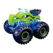 Remote Control Car, 2.4 GHz RC 4WD Monster Trucks for Boys Girls with Light and Sound, 2 Batteries,Dino Toys for Kids, Green