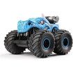 Remote Control Car, 2.4 GHz RC 4WD Monster Trucks for Boys Girls with Light and Sound, 2 Batteries,Dino Toys for Kids, Blue