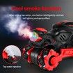 Remote Control Motorcycle, RC Dirt Bike with Light Music Drift RC Car Stunt Motorbike Gift for Kids,Red