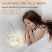 Portable White Noise Machine, Sound Machine Travelling, White Noise Machine with Night Light