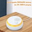 Portable White Noise Machine, Sound Machine Travelling, White Noise Machine with Night Light
