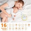 Portable White Noise Machine, Sound Machine Travelling, White Noise Machine with Night Light