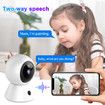1080P HD Indoor Security Camera,Baby Monitor with Night Vision,Security Home Dog Pet Monitor,AI Motion Detection With 32G TF Card