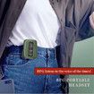 Green BPG Portable Wireless Bluetooth Headset Retro Digital Display Clock Unique & Trendy