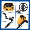 Professional Metal Detector with Waterproof Search Coil, Adjustable Length & Dual Modes - for Adults Kids Beginners, Treasure Hunting, Security Check, Gold