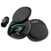 Sleep Earbuds Side Sleepers Wireless Noise Blocking LED Display Music Dual Mode Black