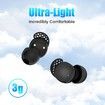 Sleep Earbuds Side Sleepers Wireless Noise Blocking LED Display Music Dual Mode Black