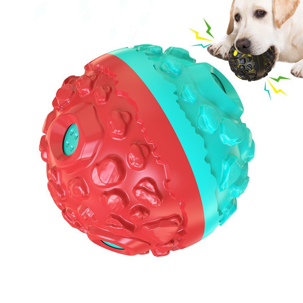 Dog Ball for Aggressive Chewers, Interactive Dog Toy Balls Fun Squeaky Sound to Keep Them Busy, Durable for Small Medium Large Breeds