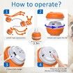 Interactive Dog Toys, Motion Activated Dog Ball, Automatic Rolling Ball Toys for Puppy and Small Dogs