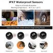 Solar Car TPMS Tire Pressure Alarm Digital Colorful Display 4 External Sensors Waterproof Tire Presssure Monitoring System External Version