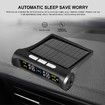 Solar Car TPMS Tire Pressure Alarm Digital Colorful Display 4 External Sensors Waterproof Tire Presssure Monitoring System External Version