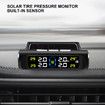 Solar Car TPMS Tire Pressure Alarm Digital Colorful Display 4 External Sensors Waterproof Tire Presssure Monitoring System Built in Version