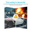 Solar Car TPMS Tire Pressure Alarm Digital Colorful Display 4 External Sensors Waterproof Tire Presssure Monitoring System Built in Version