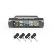 Solar Car TPMS Tire Pressure Alarm Digital Colorful Display 4 External Sensors Waterproof Tire Presssure Monitoring System Built in Version