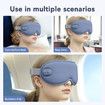 Electric Heating Eye Mask for Sleeping 3D Blindfold Night Sleep Masks Eyes Hot Pads Sleep Aids