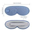 Electric Heating Eye Mask for Sleeping 3D Blindfold Night Sleep Masks Eyes Hot Pads Sleep Aids
