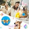 Squeaky Dog Toys for Aggressive Chewers, Indestructible Dog Balls for Aggressive Chewers, Squeaky Balls for Dogs