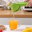 Lemon Squeezer, Hand Citrus Press, Folds Design For Saving Space Storage, Easy to Make Juice, Green