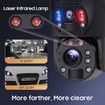 Solar-Powered 20X Zoom Dual Lens Security Camera with AI Human Detection, 50M Night Vision, IP66 Waterproof, 2-Way Audio for Indoor/Outdoor