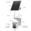 Solar Security Camera 3MP HD PTZ 360° Night Vision, PIR Motion Detection, 4G , Cloud & Local Storage, 7800mAh Battery for Outdoor/Indoor Use
