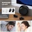 Wireless Bluetooth Earbuds Comfortable Noise Blocking LED Power Display Music Sleep Dual Mode for Sleeping Working Hiking Color Green