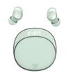 Wireless Bluetooth Earbuds Comfortable Noise Blocking LED Power Display Music Sleep Dual Mode for Sleeping Working Hiking Color Green