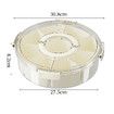 Divided Serving Tray with Lid and Handle,Snack Spinner,Box Container,Food Platter for Charcuterie Veggie Fruit Travel Beach Picnic Essentials