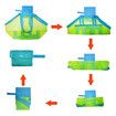 Mesh Beach Toys Bag Extra Large Beach Bags and Totes Sand Tote Bag Storage Bags Children Toys Beach Toy