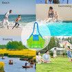 Mesh Beach Toys Bag Extra Large Beach Bags and Totes Sand Tote Bag Storage Bags Children Toys Beach Toy