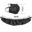 2 Pcs Beard Bandana, Men Beard Bib Black Beard Covers Soft Comfortable and Silky Satin Facial Hair Apron Guard Bonnet Rag Man Bedtime Bib Beard Cap