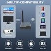 Wireless HDMI Display Dongle Adapter, Wireless Receiver, Streaming Media Video, Audio, File HDMI Wireless Extender from Laptop, PC, Smartphone