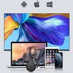 4K Wireless Display Adapter Airplay Miracast Dongle for TV, WiFi Display Dongle Wireless HDMI Dongle TV Receiver Screen Mirroring Adapter for iOS Android