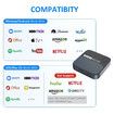 4K 60Hz HDMI Wireless Display Dongle Adapter, 4K 5G Instant Streaming Adapter for iOS, MacOS, Android, Windows, Compatible Miracast, Airplay, DLNA