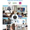 4K 5G Wireless HDMI Display Dongle Adapter, Mirror Screen Display Adapter Stream Video, Audio from Phone, Pad, Mac, Android, Win Laptop to TV, Projector