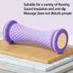 Plantar Fasciitis Relief Roller, Portable Foot Massager Roller Deep Reflexology Tissue Muscle Massage for Foot Heel, Yoga Fitness Aids, Purple