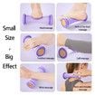 Plantar Fasciitis Relief Roller, Portable Foot Massager Roller Deep Reflexology Tissue Muscle Massage for Foot Heel, Yoga Fitness Aids, Purple