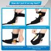 Plantar Fasciitis Night Splint Sock Upgraded Plantar Fasciitis Brace for Women Men with Arch Support for Achilles Tendonitis Foot Drop Heel Spur
