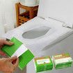Toilet Seat Covers Disposable, 50pcs Flushable Travel Disposable Toilet Seat Covers for Men Women Kids Potty Training